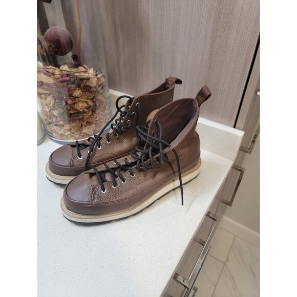 Converse Brown High-Top Athletic Boot, like new condition, super cool main image 3